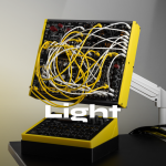 Light - Eurorack Case 66hp, 550g, VESA Mount, Color Panels