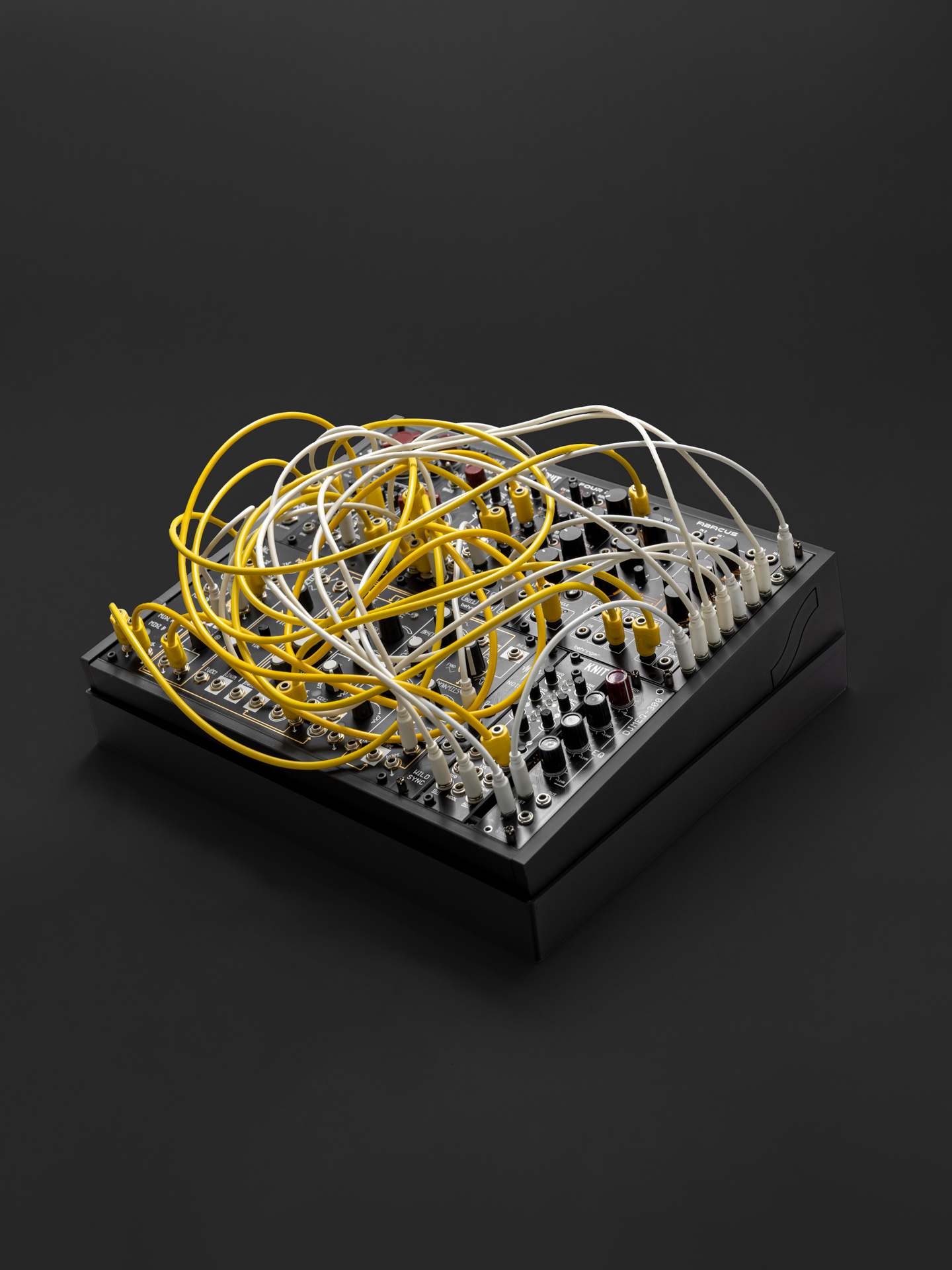 synthboard-4 Eurorack Case + Lid, 62hp, VESA Mount, Light, Colored - Image 1